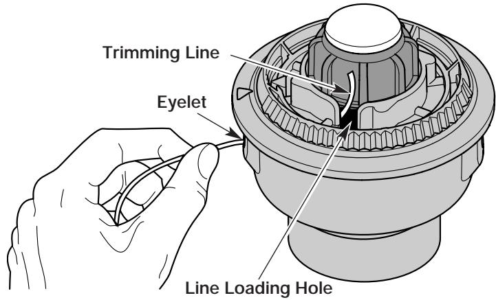 MTD TB475SS - Winding the Inner Reel With New Line - 3