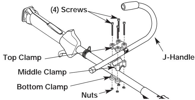 MTD TB475SS - INSTALL AND ADJUST THE J-HANDLE - 1