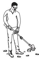 MTD TB57 - HOLDING THE UNIT - 1