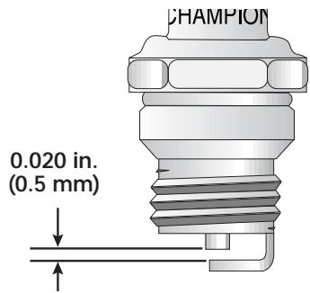 MTD Y765 - REPLACING THE SPARK PLUG - 2