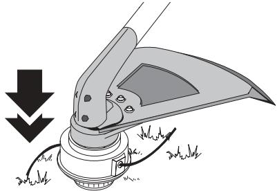 MTD Y765 - ADJUSTING TRIMMING LINE LENGTH - 1
