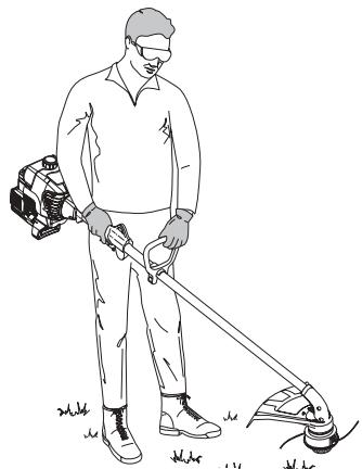 MTD Y765 - COMO SOSTENER EL RECORTADOR - 2