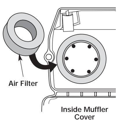 MTD YM90 - Cleaning the Air Filter - 1