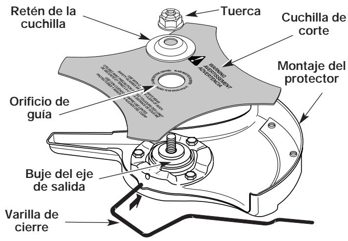 MTD YM90 - Remoción del accesorio de corte - 5