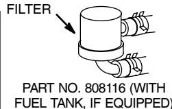 MTD 290000 - FUEL FILTER (if equipped) - 4