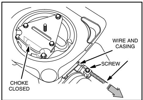MTD 290000 - TO ADJUST REMOTE CHOKE CONTROL - 1
