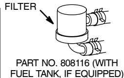 MTD 350000 - FUEL FILTER (if equipped) - 4