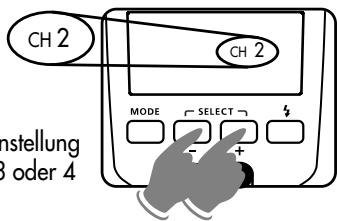 METZ MECABLITZ 50 AF-1 DIGITAL - Einstellung am Slave-Blitzgerät (mecablitz) - 1