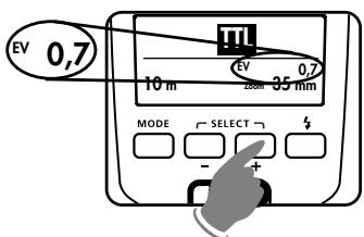 METZ MECABLITZ 50 AF-1 DIGITAL - Correction manuelle d'exposition au flash - 2