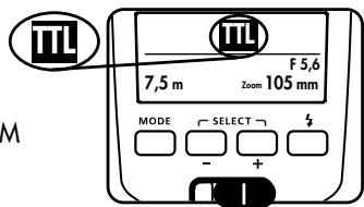 METZ MECABLITZ 50 AF-1 DIGITAL - Affichage du mode flash - 1