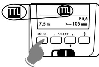 METZ MECABLITZ 50 AF-1 DIGITAL - Flash modes (,^ ) - 1