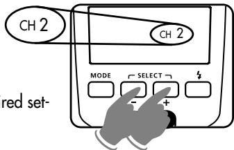 METZ MECABLITZ 50 AF-1 DIGITAL - Setting the slave flash unit (mecablitz) - 1