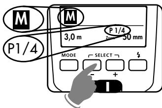 METZ MECABLITZ 50 AF-1 DIGITAL - Manual partial light output levels - 1