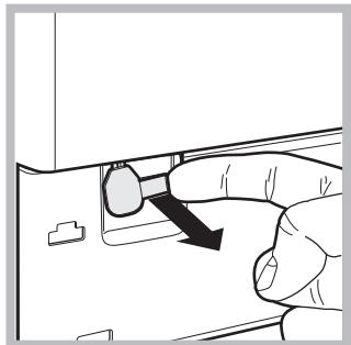 HOTPOINT-ARISTON AQUALTIS AQGMD 149 - Opening the door manually - 3