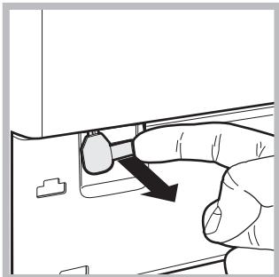 HOTPOINT-ARISTON AQUALTIS AQGMD 149 - Manuelles Öffnend der Gerätetur - 3