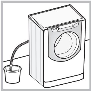 HOTPOINT-ARISTON AQUALTIS AQGMD 149 - Manuelles Öffnend der Gerätetur - 1