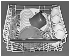 HOTPOINT-ARISTON LD 87 - How to adjust the top rack. - 5