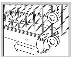 HOTPOINT-ARISTON LDF 12314,  LDF12314EEU - Régler la hauteur du panier supérieur - 1
