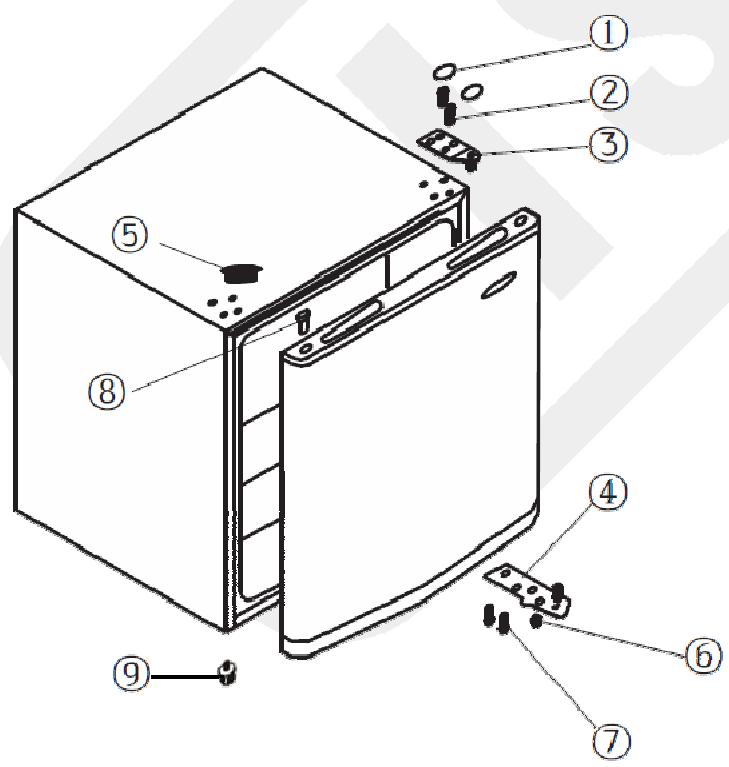 LISTO MINI REFRIGERATEUR RML 503 - Préparation des glaçons - 2