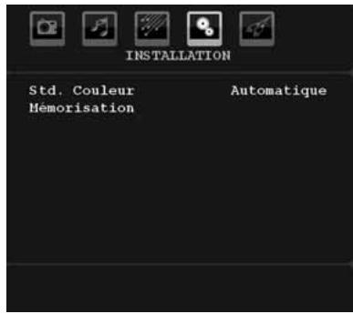 LISTO TELEVISEUR LCD 19LCDTNT-953 - Menu d'installation dans des modes AV - 1