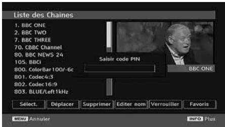 LISTO TELEVISEUR LCD 19LCDTNT-953 - Ajouter des verrous à des chaînes - 1