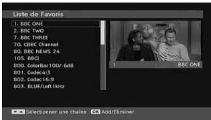LISTO TELEVISEUR LCD 19LCDTNT-953 - Réglage des chaînes favorites - 1