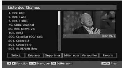 LISTO TELEVISEUR LCD 19LCDTNT-953 - Renommer des chaînes - 1