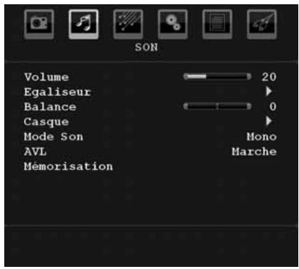 LISTO TELEVISEUR LCD 19LCDTNT-953 - Menu Audio - 1