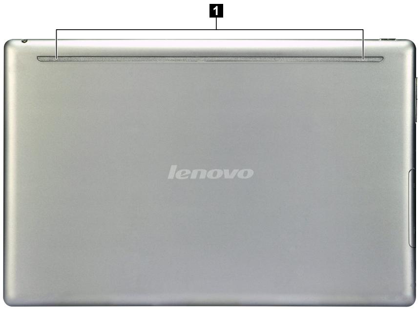 LENOVO IDEAPAD MIIX 10 FOLIO (59375023) - Vue de dessous - 1