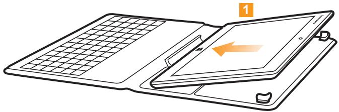 LENOVO IDEAPAD MIIX 2 10 POUCES, IDEATAB MIIX 2 (59412080 ) - Fixation de la tablette - 1