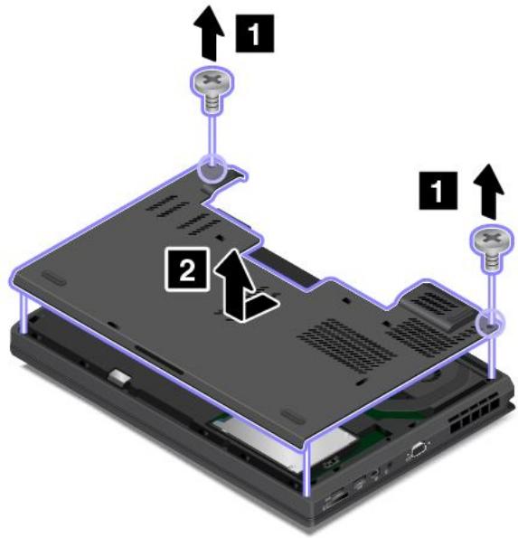 LENOVO THINKPAD T440P ULTRABOOK (20AN0070FR) - Remplacement de l'unité de disque dur ou de l'unité SSD - 1
