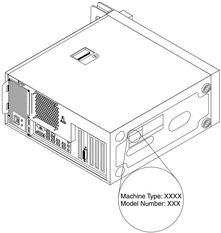 LENOVO THINKSTATION S30 (RFCB7FR) - Etiquette d'indication du type et modele de machine - 1