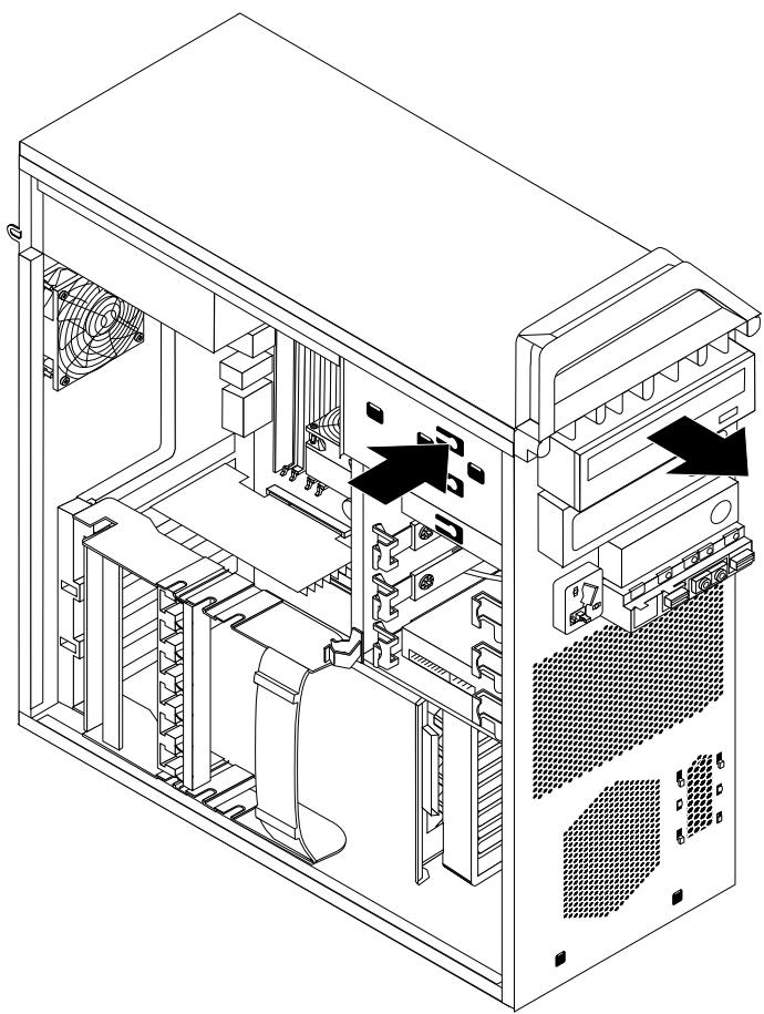 LENOVO THINKSTATION S30 (RFCB7FR) - Installation ou remplacement de l'unité de disque optique - 1