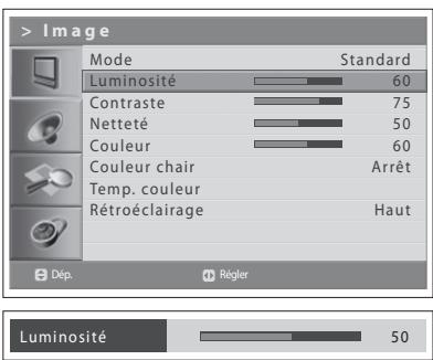 HUMAX LGB-22DTT - Personnalisation des paramètres d'image - 1