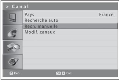 HUMAX LGB-22DTT - Recherche manuelle des canaux numériques - 1