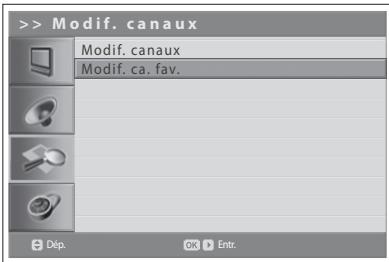 HUMAX LGB-22DTT - Modification des canaux numériques favoris - 2