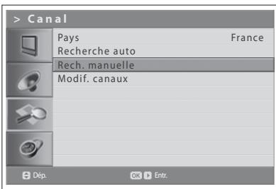HUMAX LGB-22DTT - Recherche manuelle des canaux analogiques - 1