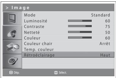 HUMAX LGB-22DTT - Réglage de la luminosité du rétroéclairage - 1