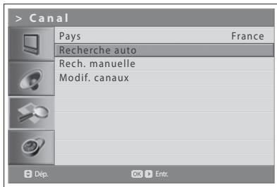 HUMAX LGB-22DTT - Recherche automatique des canaux analogiques - 1