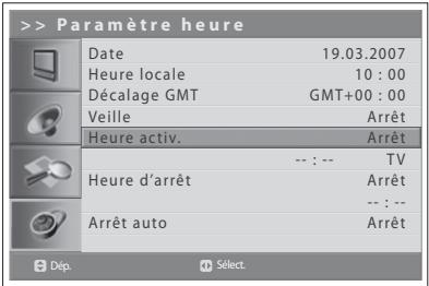 HUMAX LGB-22DTT - Configuration de l'heure - 2