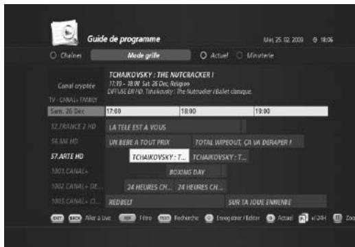 HUMAX TN7000HD TNTSAT - Programmation d'enregistrement - 2