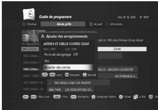 HUMAX TN7000HD TNTSAT - Guide des programmes - 1