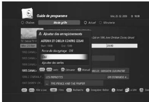HUMAX TN7000HD TNTSAT - Fonctions PVR - 1