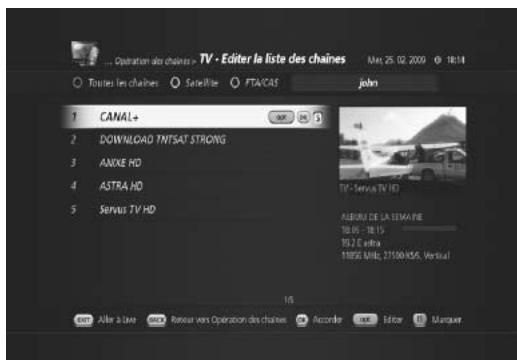 HUMAX TN7000HD TNTSAT - List des chaînes - 3