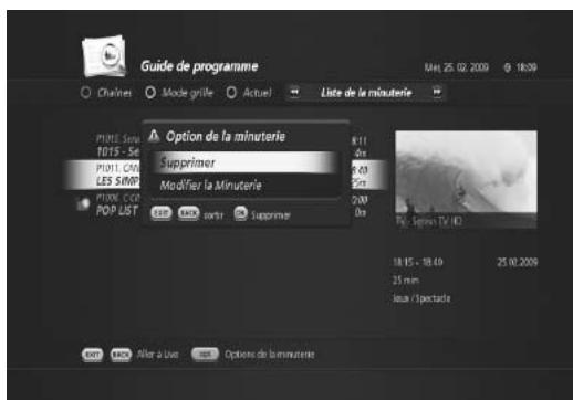 HUMAX TN7000HD TNTSAT - Suppression de la liste de programmes mémorisés - 1