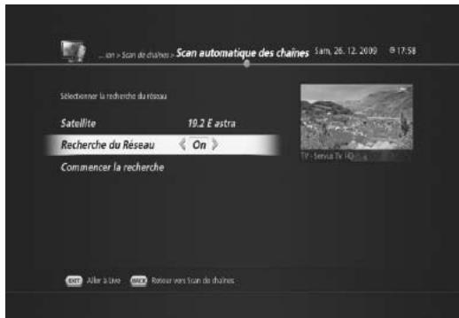 HUMAX TN7000HD TNTSAT - Recherche automatique - 1