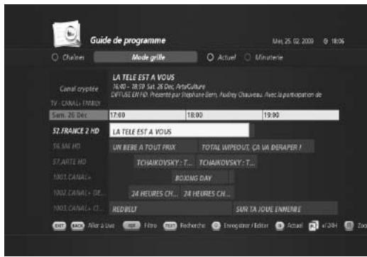 HUMAX TN7000HD TNTSAT - Programmation d'enregistrement - 1