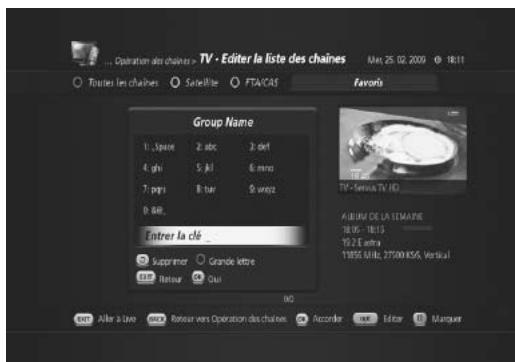 HUMAX TN7000HD TNTSAT - Listes des chaînes - 2