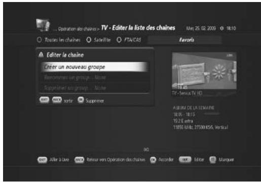 HUMAX TN7000HD TNTSAT - Listes des chaînes - 1