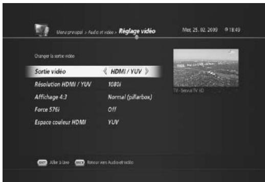 HUMAX TN7000HD TNTSAT - Preférences - 3